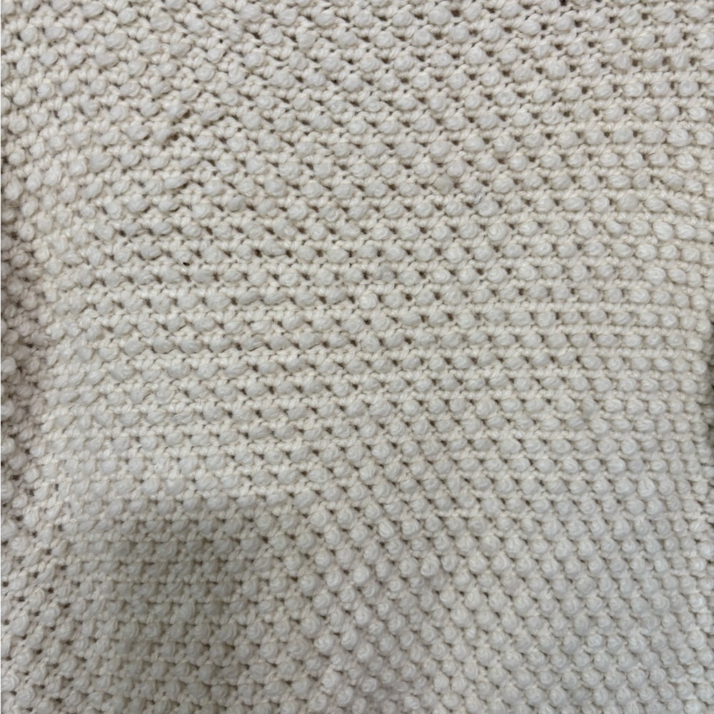 American Eagle Outfitters Textured Cream Sweater - Picture 7 of 7
